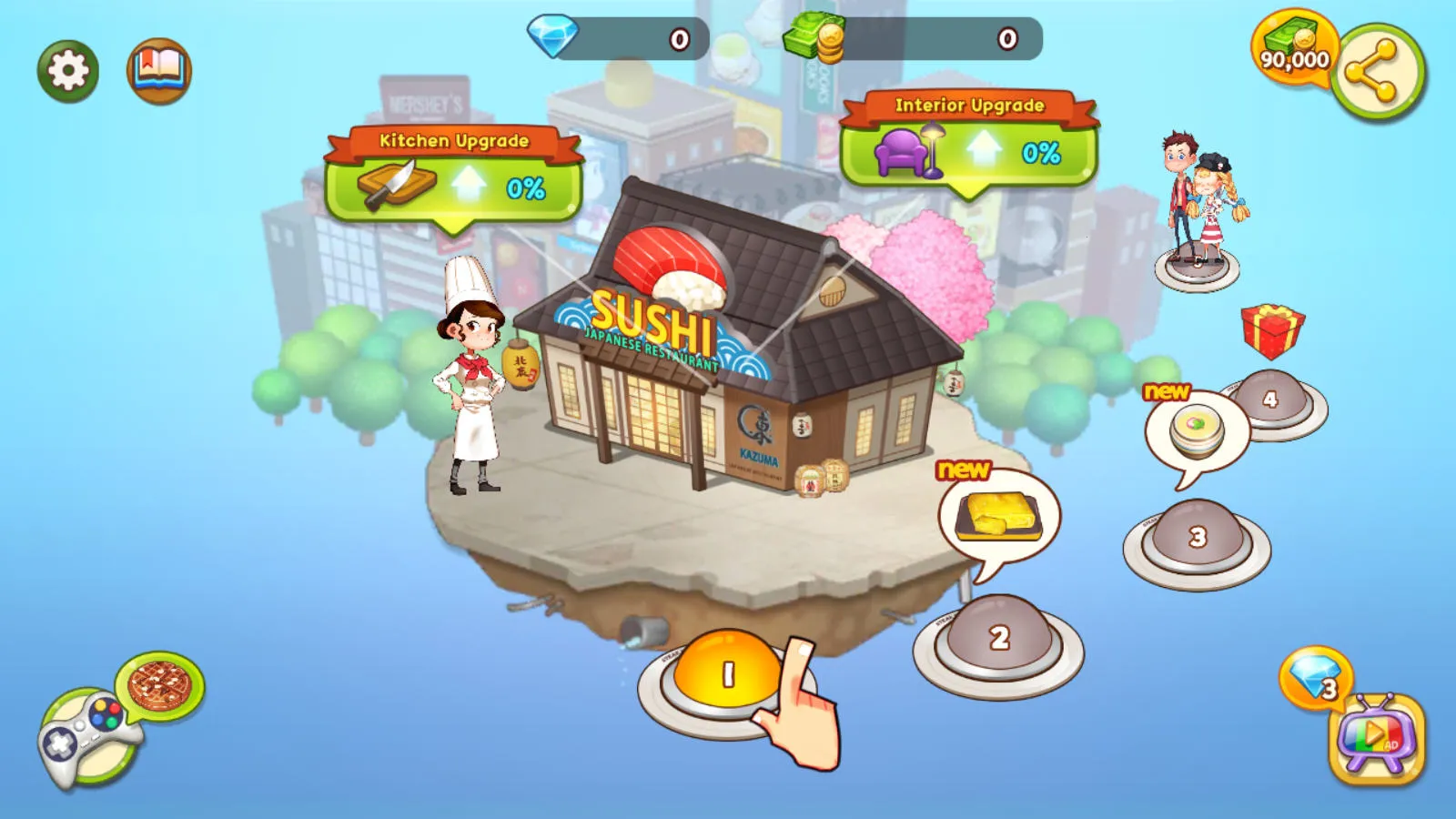 寿司大厨(寿司店经营)v2.7.0 免费版截图2