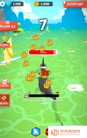 贪吃大白鲨安卓版手机版v5.8 官方正版截图3