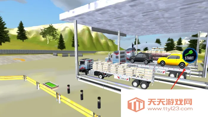 越野欧元卡车司机货运