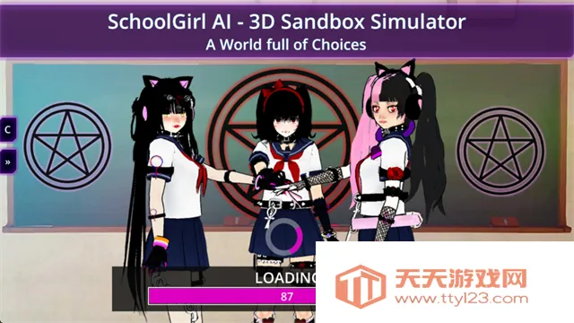 女子高中生(校园角色扮演游戏)v391 官方正版截图0