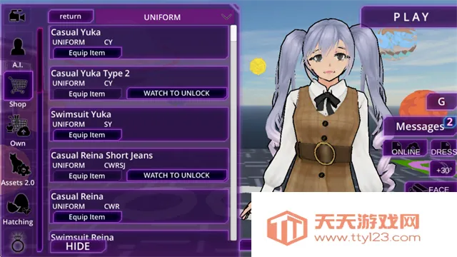 女子高中生(校园角色扮演游戏)v391 官方正版截图2