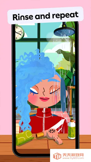 托卡美发沙龙4可化妆(美发经营游戏)v2.9 手机版截图3