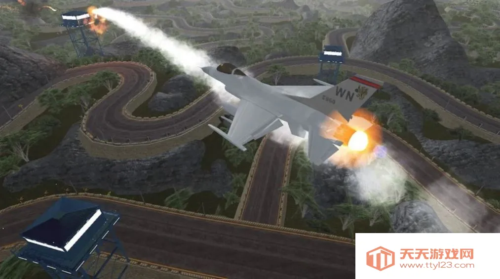 F16战斗机模拟器(F16飞行射击游戏)v2 安卓版截图1