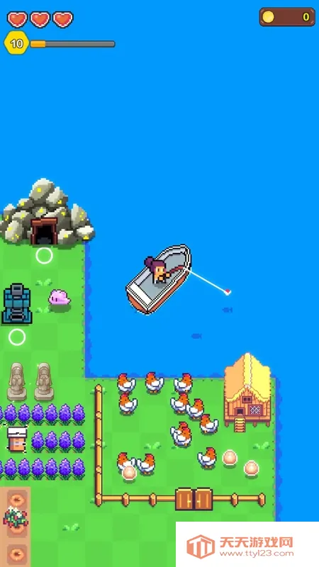 海岛时光种田挖矿(海岛模拟经营游戏)v0.11 安卓版截图0
