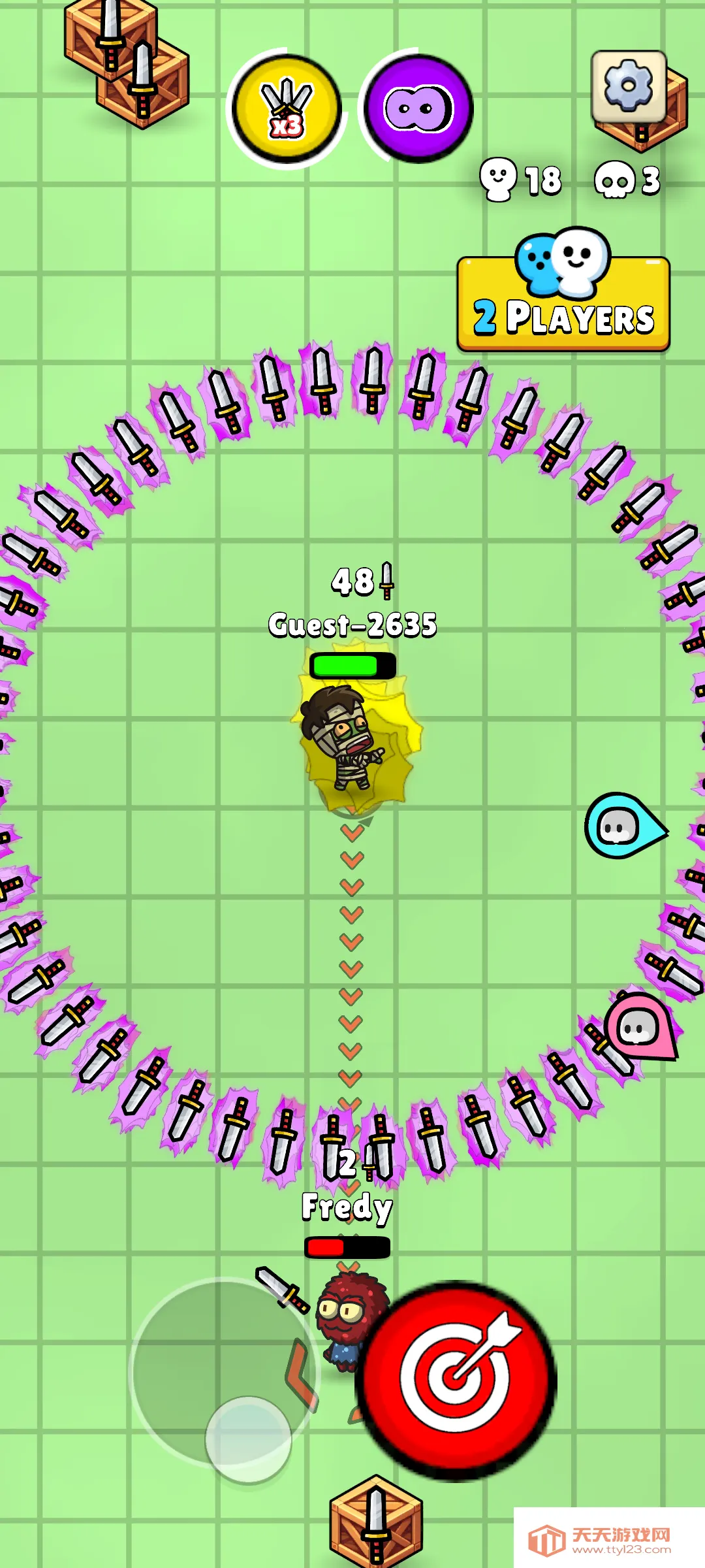 飞刀对决安卓版手机版v1.0.0 免费版截图2