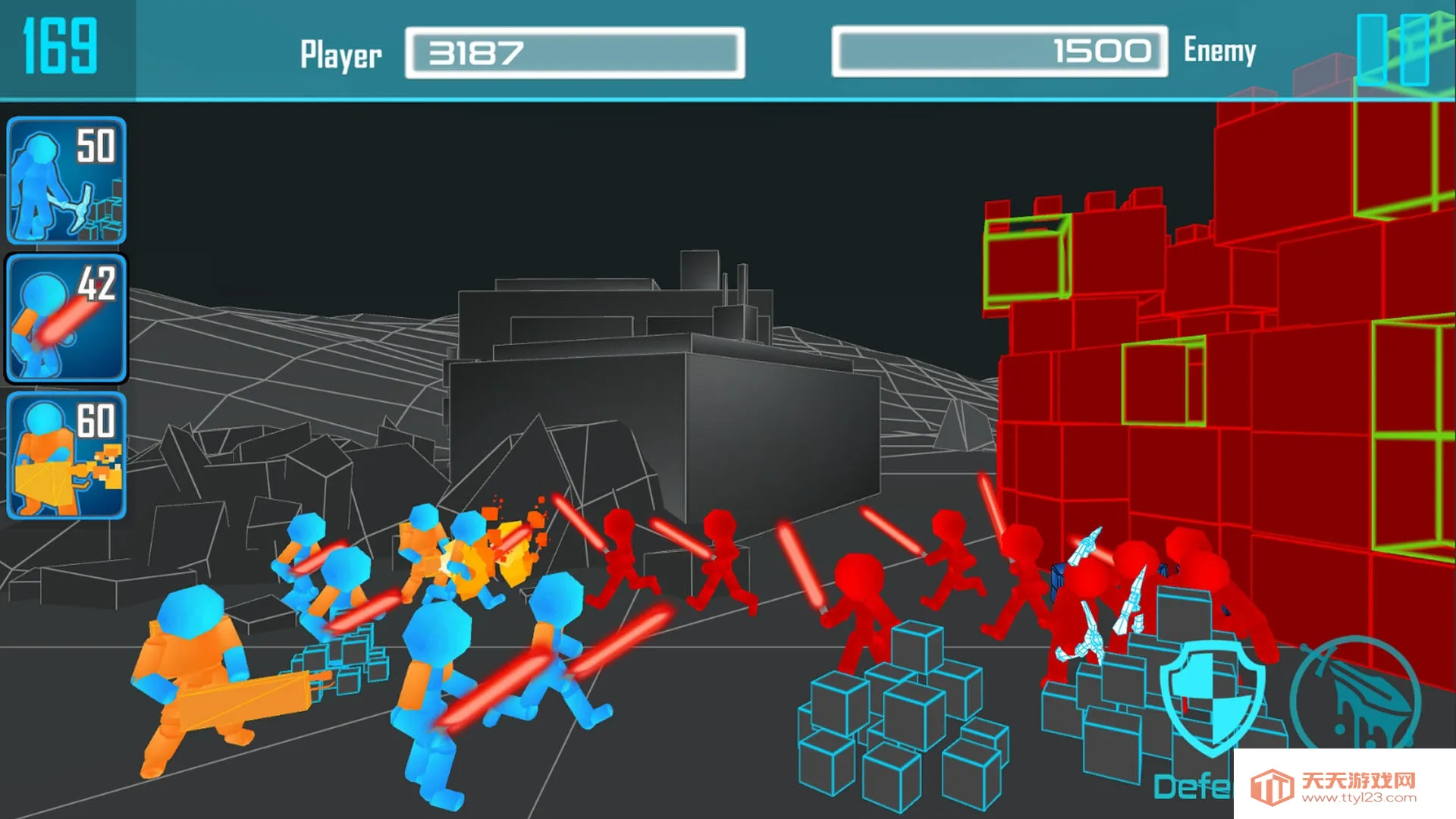 火柴人霓虹战争(火柴人战争游戏)v1.08 免费版截图0