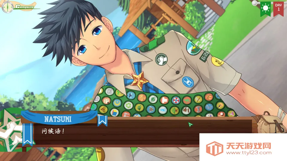campbuddy教官线(汉化露营养成游戏)v2.0 手机版截图1