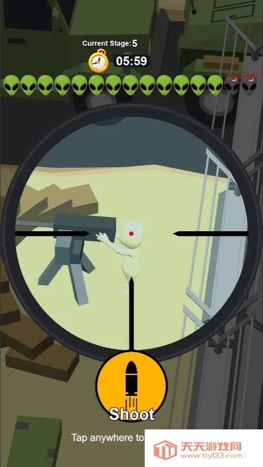 狙击外星人(射击外星人游戏)v2.1 手机版截图1