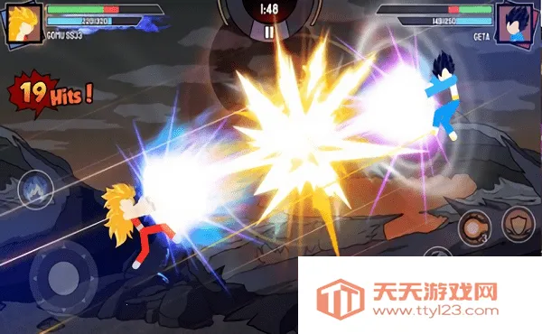 火柴人战士暗影龙珠格斗(火柴人格斗游戏)v1.9.5 免费版截图4