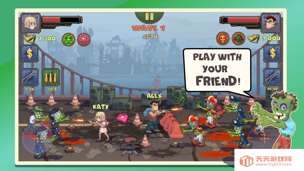 两个人与僵尸(僵尸生存游戏)v0.5.6 安卓版截图0