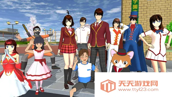 樱花校园动漫少女v1.0 免费版截图2