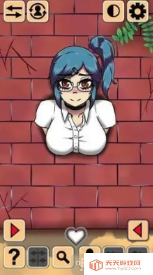 卡在墙中的少女 卡在墙中的少女