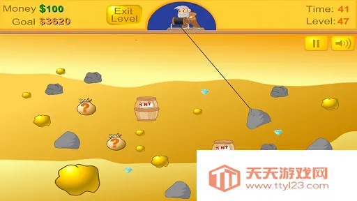 黄金矿工经典版v2.8 官方正版截图1