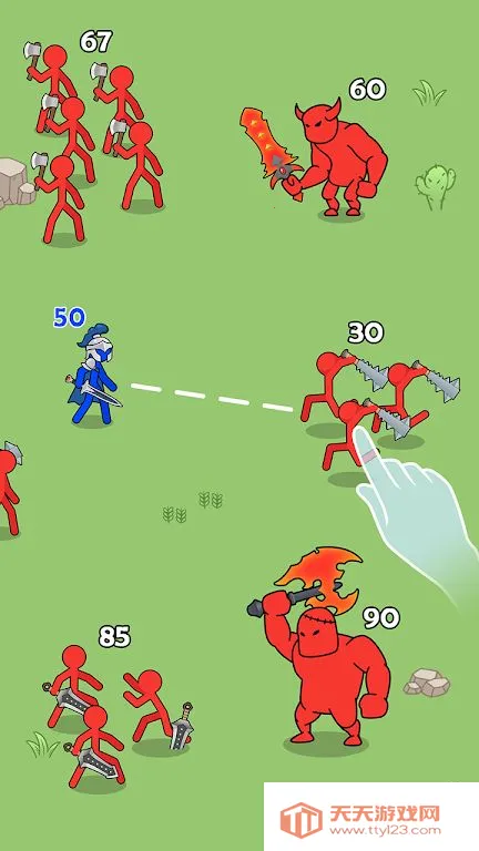 火柴人数字对决(火柴人对战游戏)v2.0 安卓版截图0