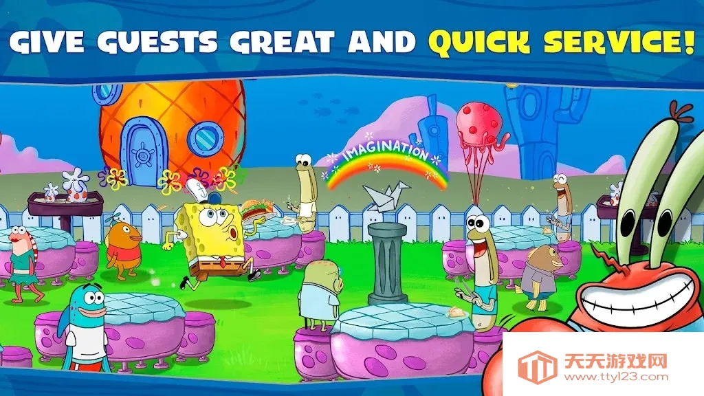 海绵宝宝大闹蟹堡王汉化版v5.10.4 手机版截图3