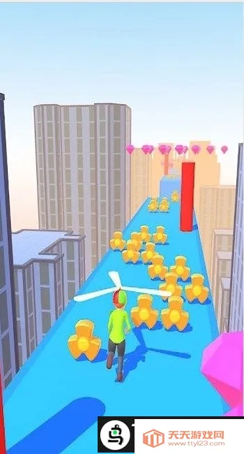 直升机小子跑酷(趣味跑酷游戏)v0.1 安卓版截图1