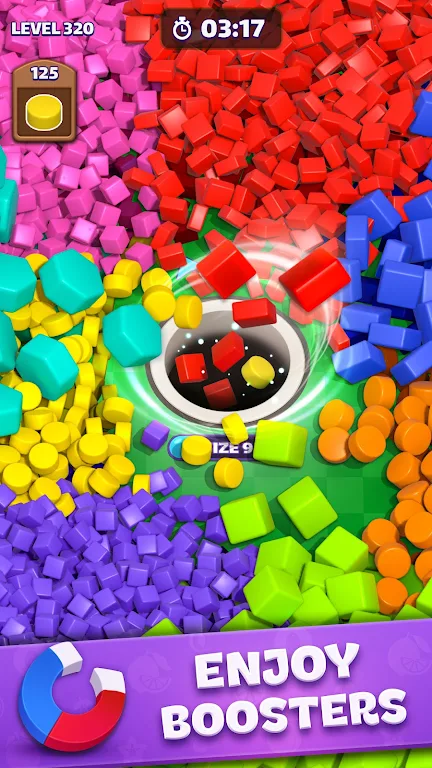 黑洞吞噬:方块大作战(方块吞噬解压游戏)v1.2.1.1 官方正版截图2