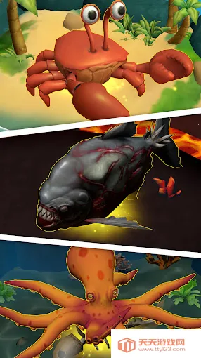 鲨鱼进化吞噬与成长(鲨鱼吞噬成长游戏)v1.0.1 安卓版截图2