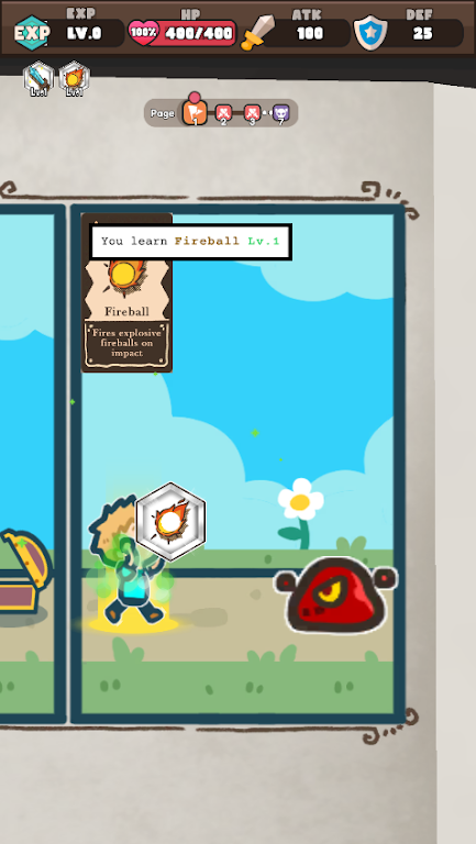 书页之战(魔法书冒险游戏)v0.0.2 安卓版截图4