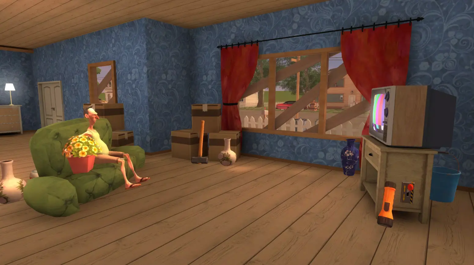 愤怒的邻居黑客菜单版2026官方最新版本v3.2 免费版截图1