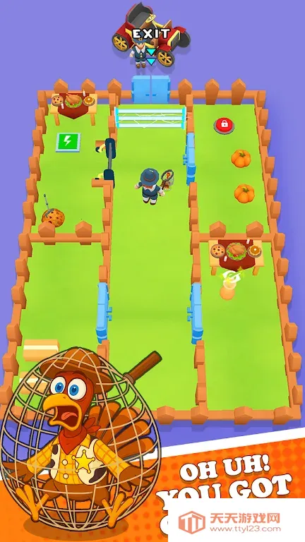 火鸡大逃亡去广告2026官方正版v0.8 安卓版截图1