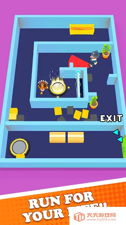 火鸡大逃亡去广告2026官方正版v0.8 安卓版截图4