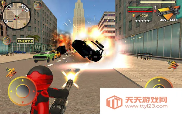 火柴人绳索英雄2破解版v3.0.2.4 官方正版截图1