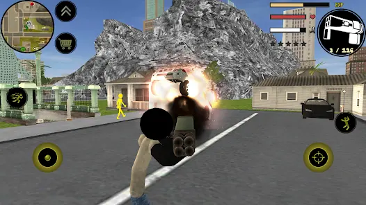 火柴人绳索英雄:起源大量金币最新手机版v1.0.0 手机版截图4