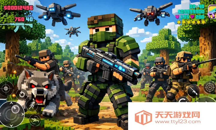 荒野猎手:像素枪战2026官方正版v1.0.2 官方正版截图2