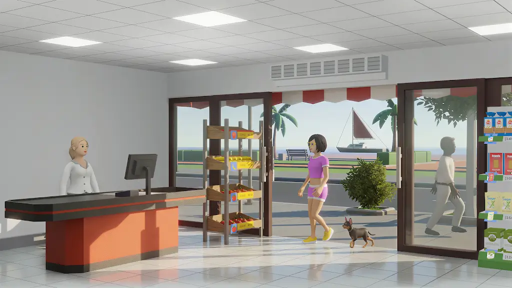 艾维超市模拟器(宠物超市经营游戏)v0.00.00.030 免费版截图1