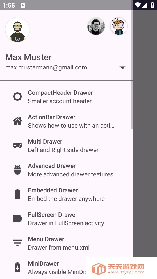 MaterialDrawer(��׿�໬�����)v10.0.0-b01 ��׿���ͼ2