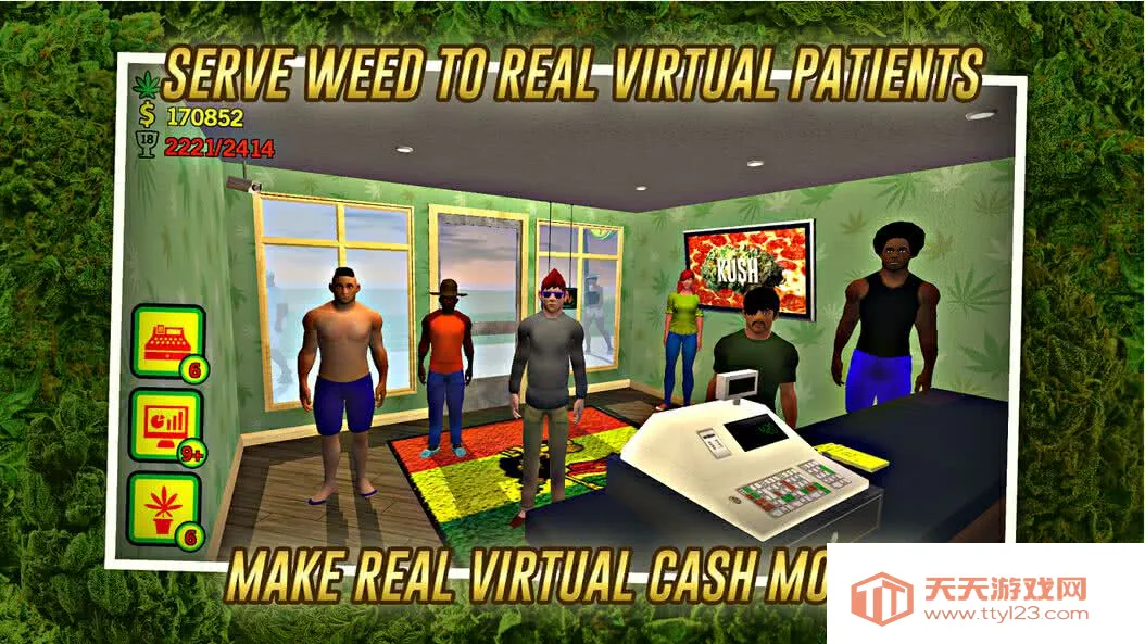 Weed Shop(草店经营游戏)v2.23 免费版截图0