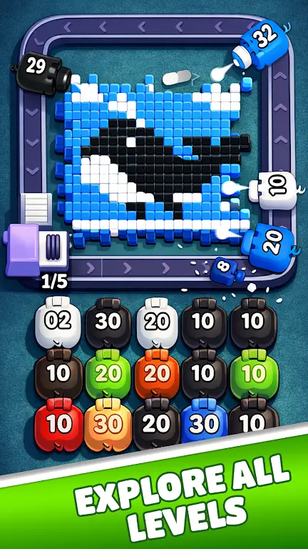 色彩粉碎:方块射手2026官方正版v1.3 官方正版截图1