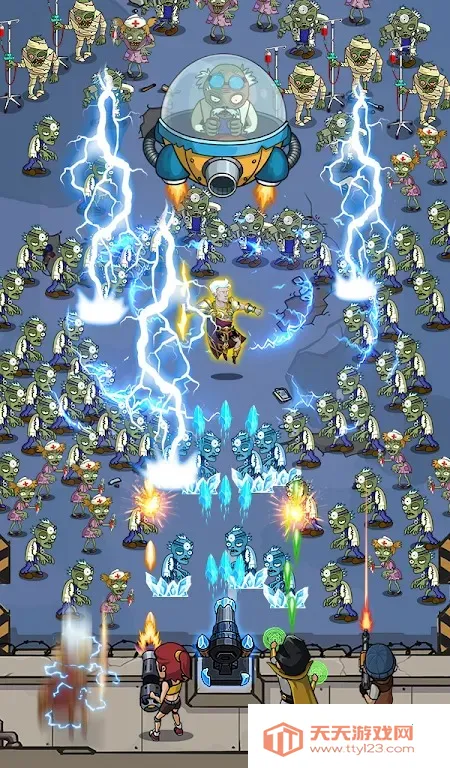 僵尸战争:空闲防御(僵尸末日防御游戏)v298 官方正版截图0