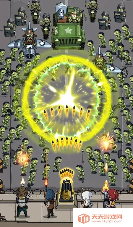 僵尸战争:空闲防御(僵尸末日防御游戏)v298 官方正版截图3