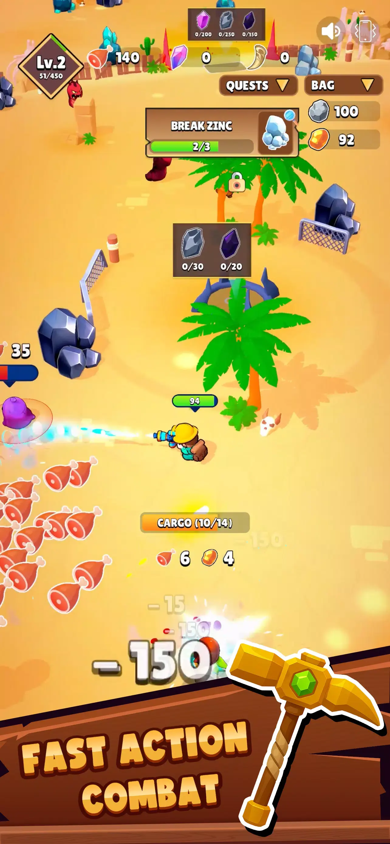 矿山冒险获取增强获取增强(矿工冒险角色扮演)v0.4 手机版截图1