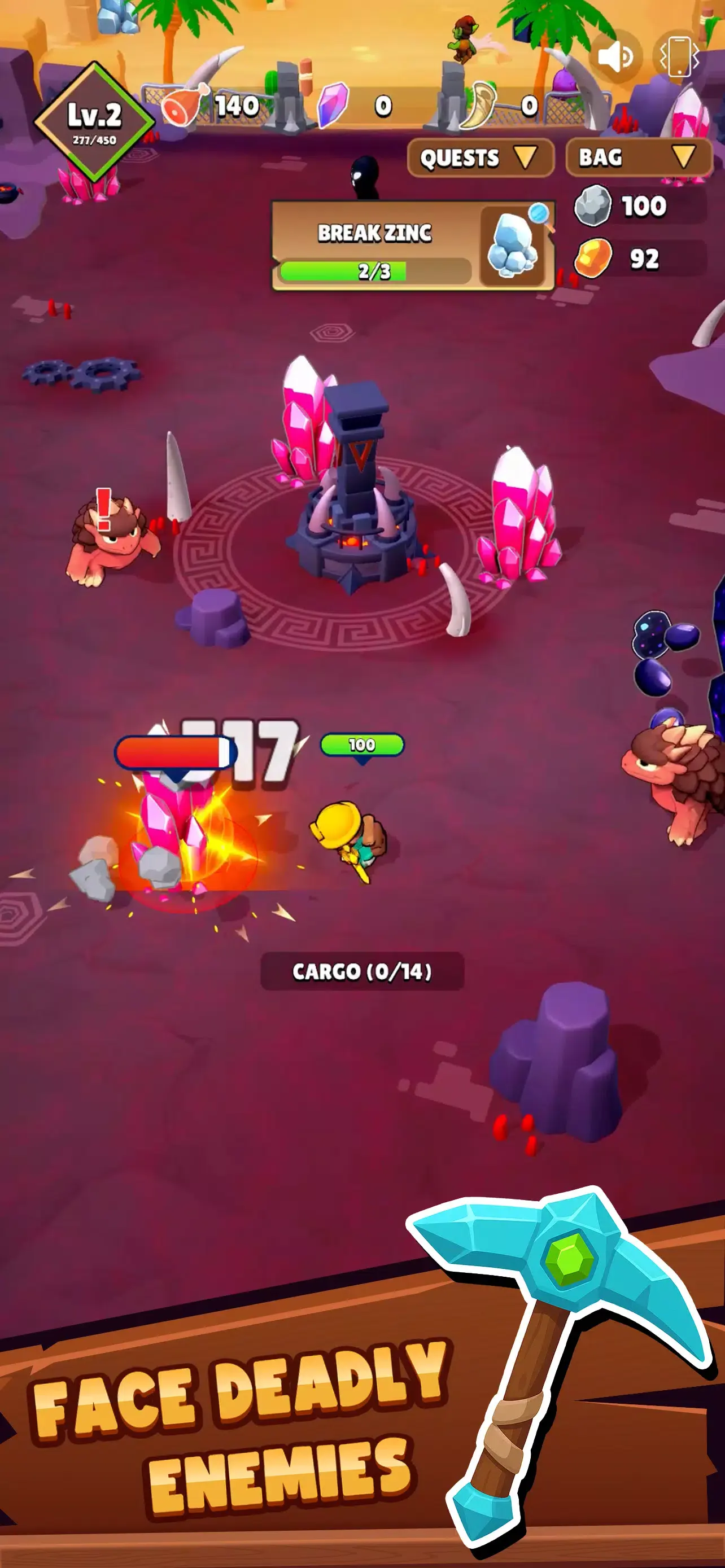 矿山冒险获取增强获取增强(矿工冒险角色扮演)v0.4 手机版截图2