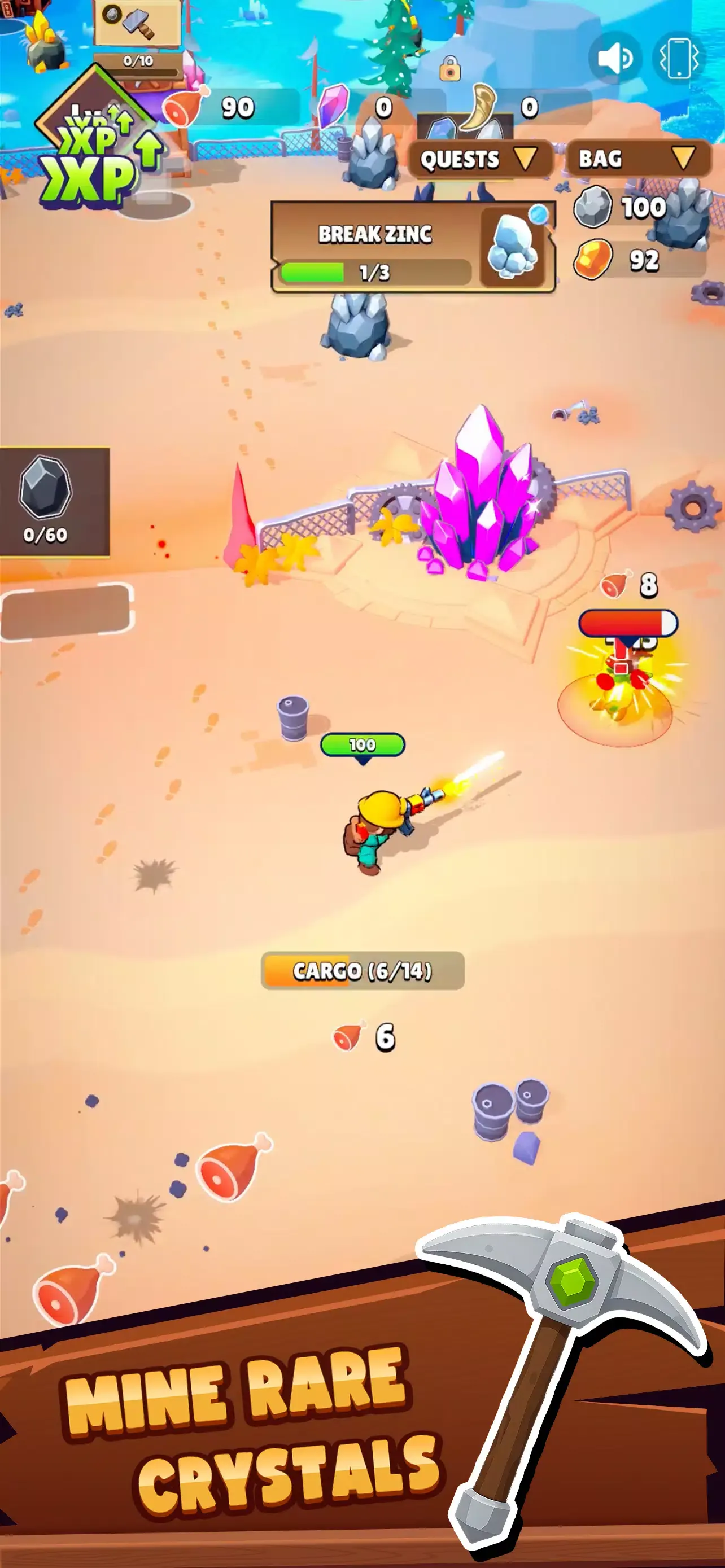 矿山冒险获取增强获取增强(矿工冒险角色扮演)v0.4 手机版截图3