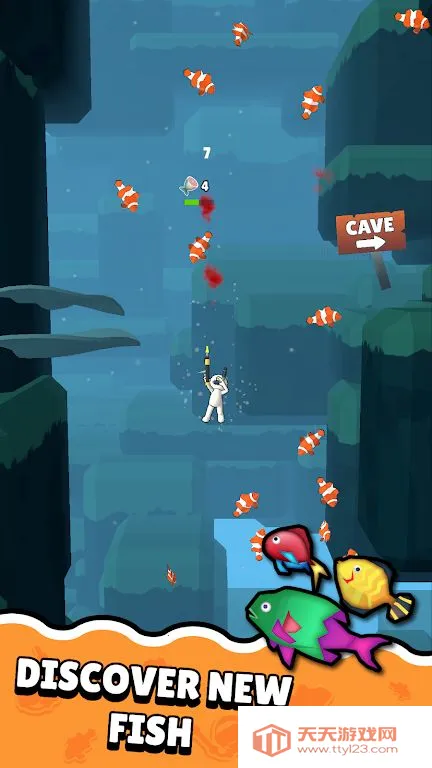 潜水与钓鱼(水下冒险游戏)v0.7 安卓版截图3