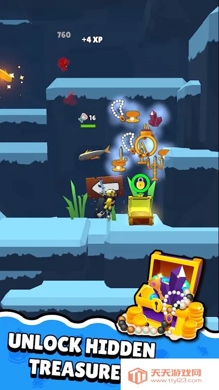 潜水与钓鱼(水下冒险游戏)v0.7 安卓版截图2