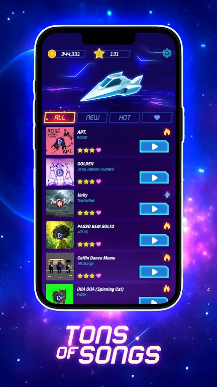 霓虹赛博节奏2026官方最新版本v9.0.1 安卓版截图0