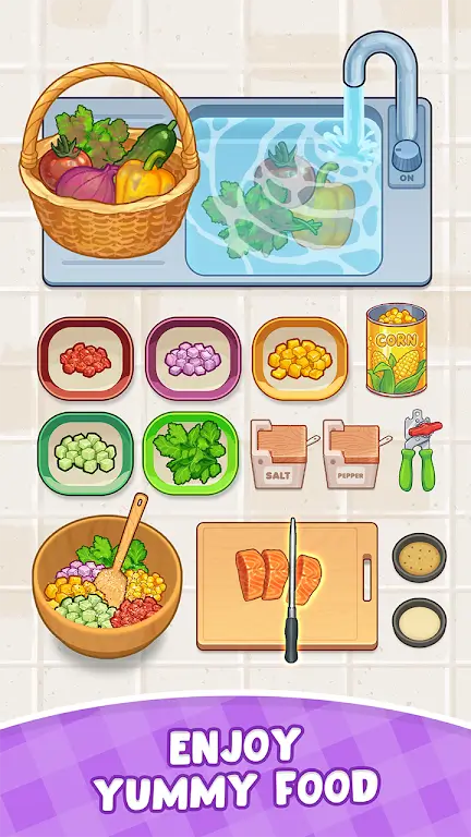 烹饪温馨:美味佳肴(烹饪治愈游戏)截图3