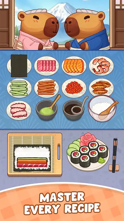 烹饪温馨:美味佳肴(烹饪治愈游戏)截图1