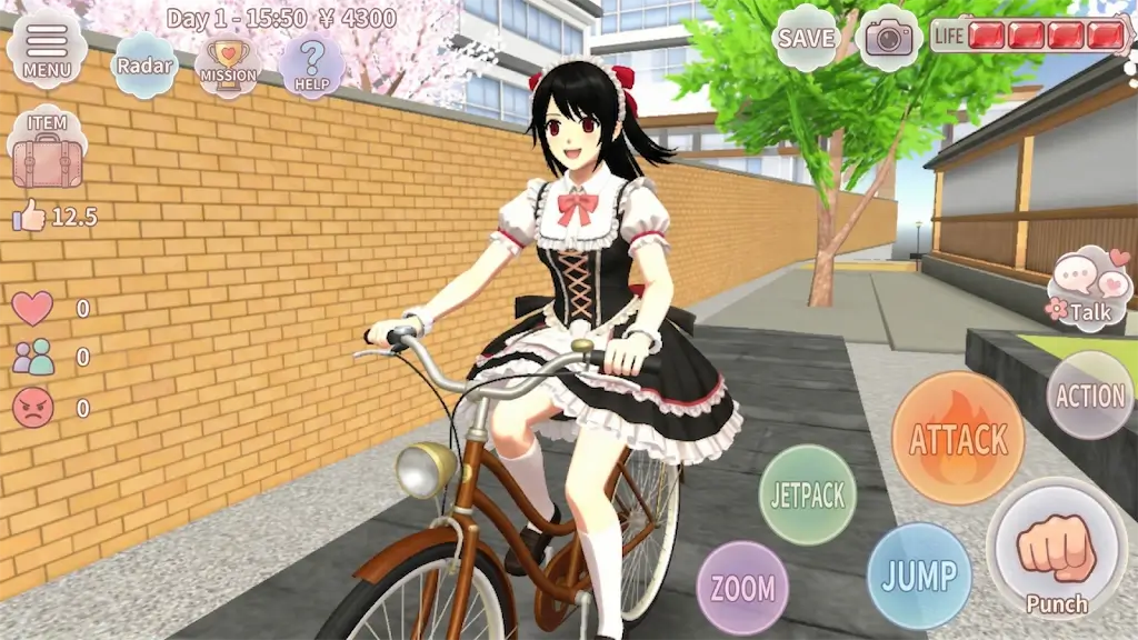 动漫风校园模拟器(校园模拟游戏)v312 官方正版截图0