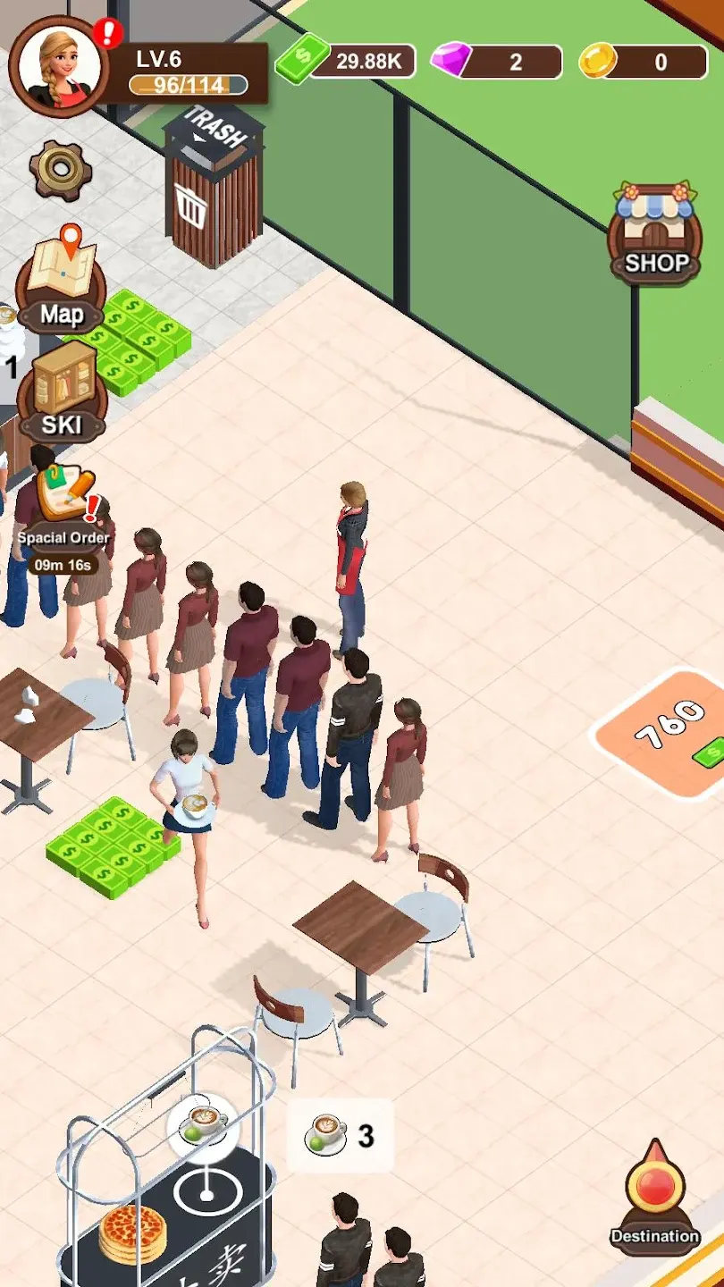 披萨天堂免内购(披萨店经营游戏)截图1