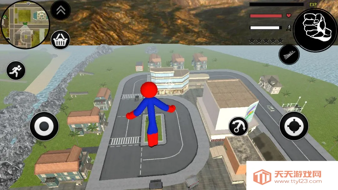 火柴人绳索英雄飞天蜘蛛侠版2026最新版本v6.0 安卓版截图0