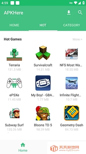 APKHere���İ�(��Դ���ع���)v1.1.0 �ֻ����ͼ1
